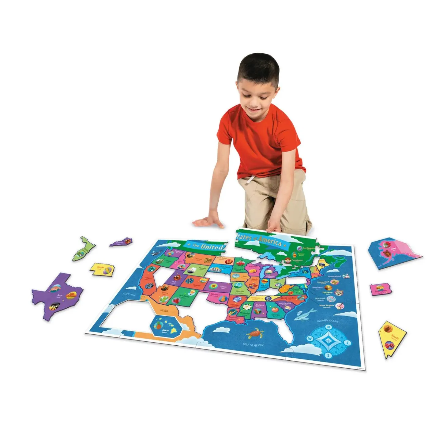 USA Floor Puzzle