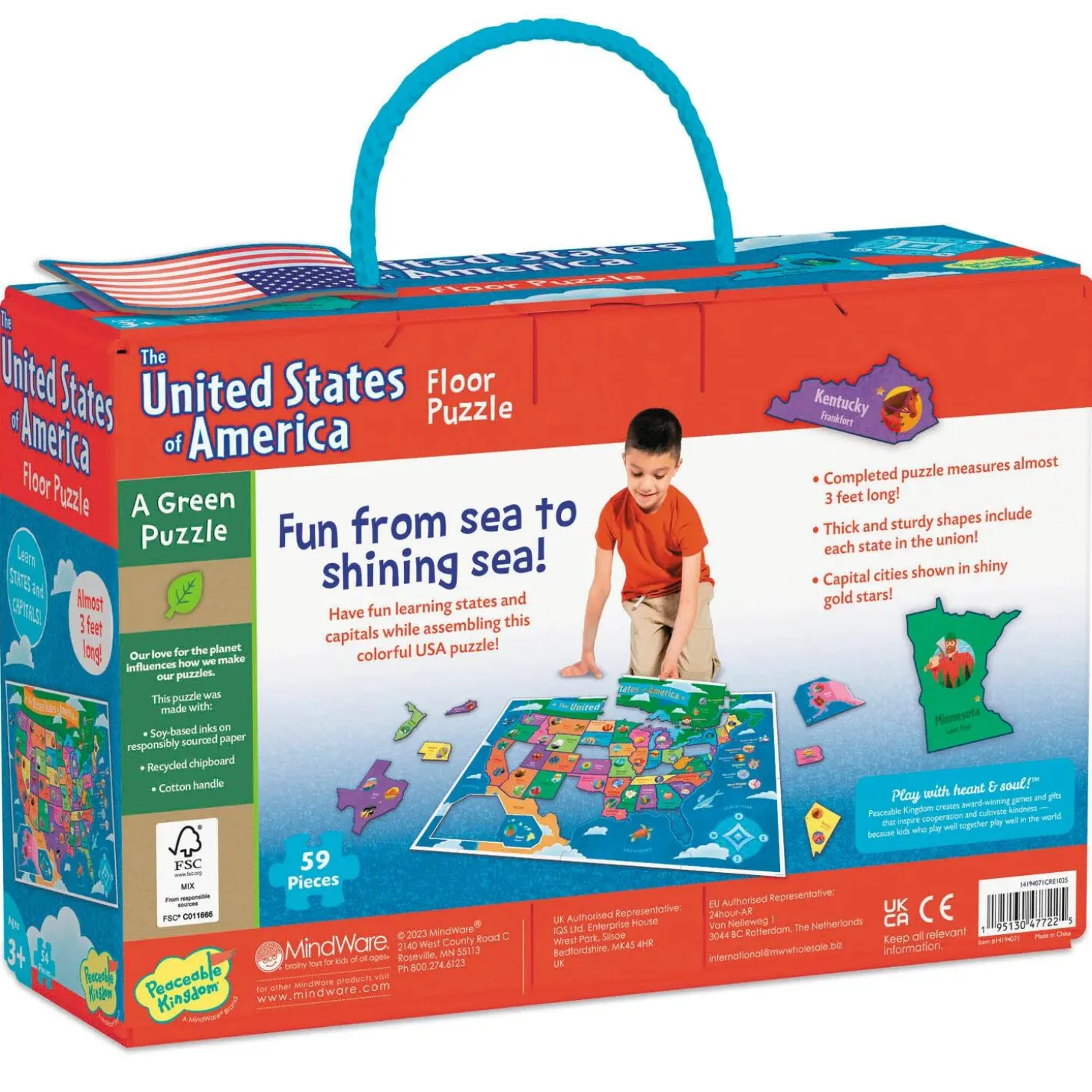 USA Floor Puzzle