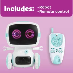 Walkie Talkie Robot: White & Teal