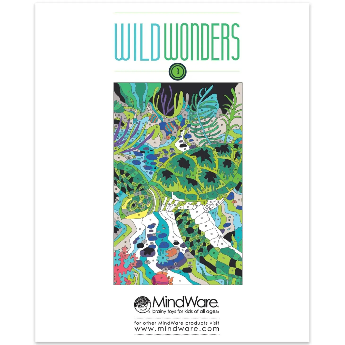 Wild Wonders Color by Number: Book 3