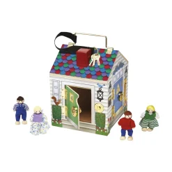 Wooden Doorbell House Activity