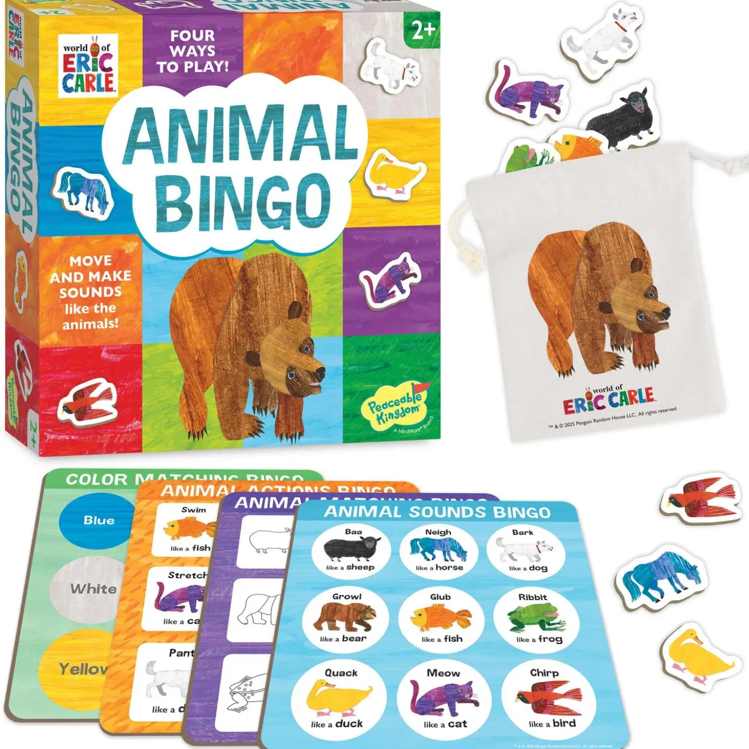 World of Eric Carle™ Animal Bingo – A Movement, Sound & Matching Game for Toddlers