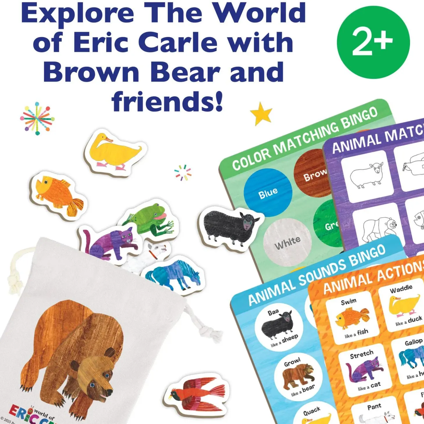 World of Eric Carle™ Animal Bingo – A Movement, Sound & Matching Game for Toddlers