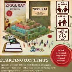 Ziggurat - A Cooperative Legacy Board Game for Families